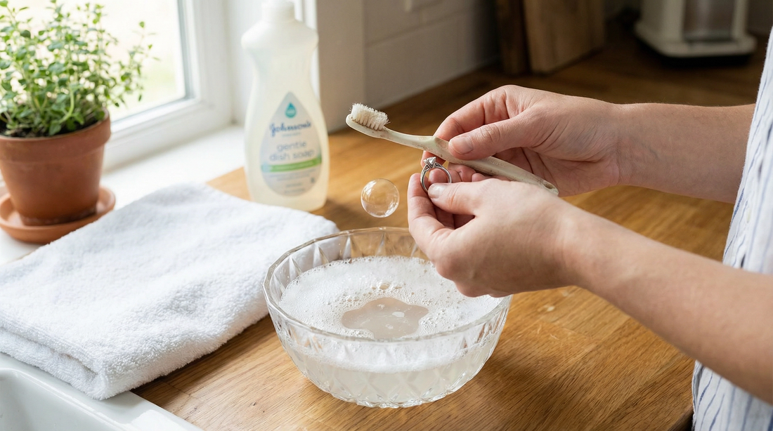 Clean My Natural Diamond Ring with Dish Soap?